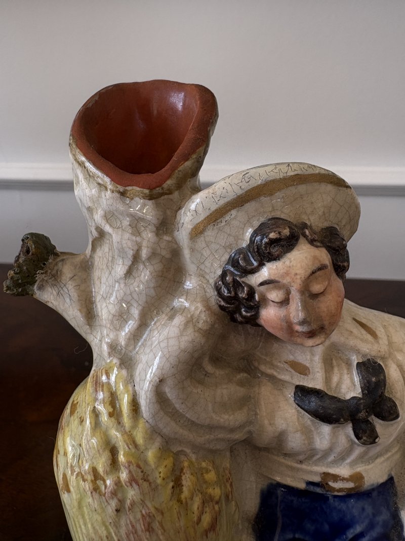 Antique Victorian Staffordshire Flatback Figure - Image 2